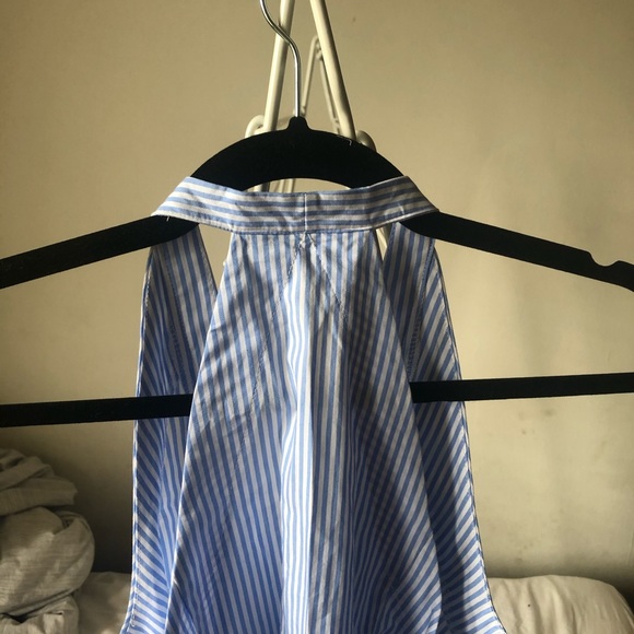Supply and Deman stripe blue top - Picture 4 of 6
